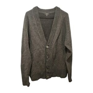 Allbirds The Cardi XL Unisex Charcoal Gray Grandpacore Librarian Cardigan